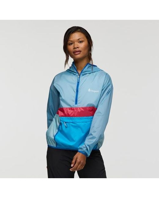 COTOPAXI Blue Teca Half-Zip Windbreaker