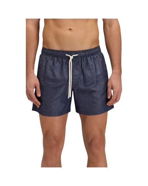 Sundek Blue Solid Swim Trunks for men