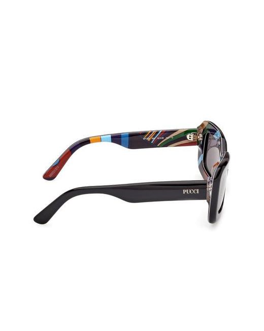 PUCCI 52Mm Rectangular Sunglasses in Gray | Lyst display picture 1