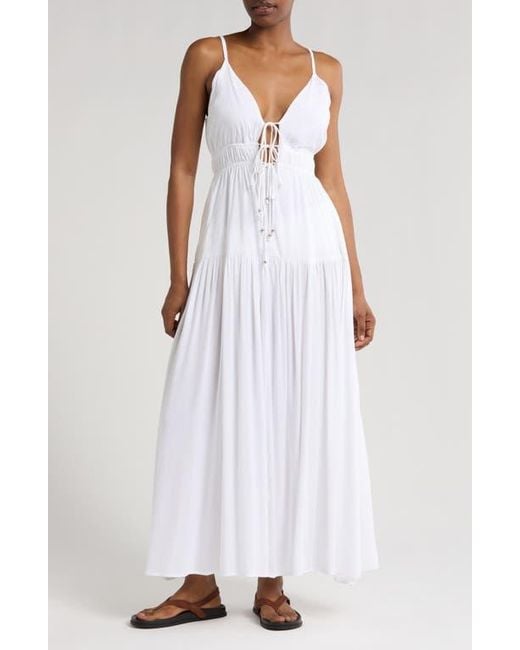 embellished bandeau maxi dress in watermelon Amalia Dress Watermelon Halter Neck Mermaid Gown