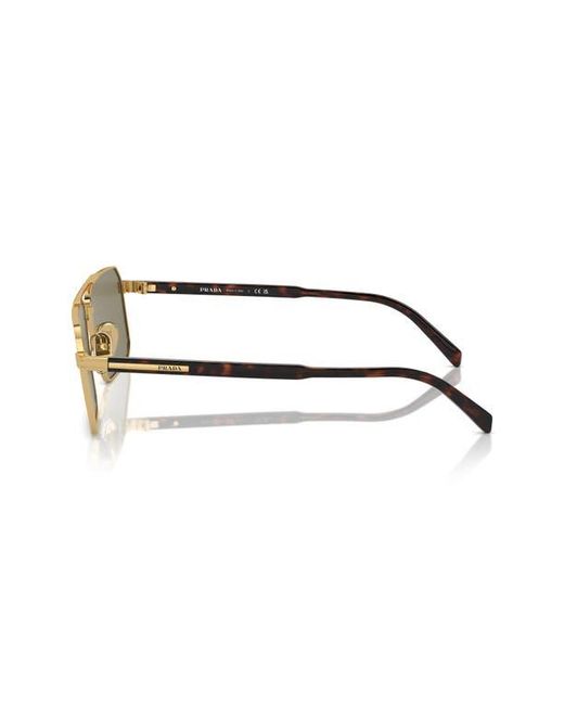 Prada Multicolor 61Mm Rectangular Sunglasses for men