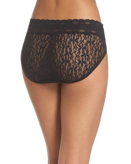 Wacoal Black Halo Lace High Cut Briefs