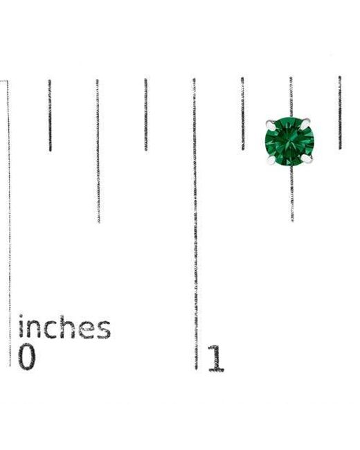 Haus of Brilliance Green 14K 1 1/2 Cttw Lab Grown Diamond Classic Solitaire Stud Earrings