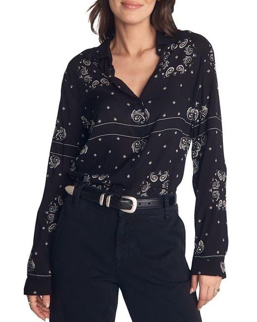 Bella Dahl Blue Button-Up Shirt