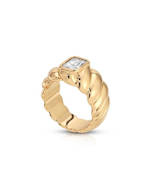 Ettika Metallic So Twisted Statement Ring