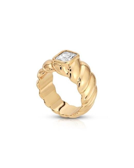 Ettika Metallic So Twisted Statement Ring
