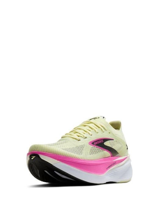 Brooks White Hyperion Max 3 Running Shoe