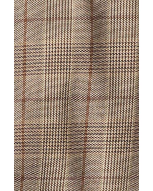 Amiri Brown Check Wool Blouson Jacket for men