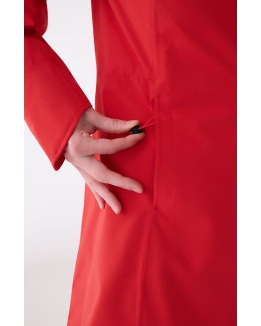 Lolë Red Element Long Windproof Rain Jacket