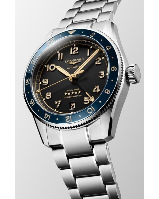 Longines Gray Spirit Zulu Bracelet Watch, 39Mm for men