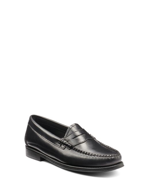 G.H.BASS Black G. H.bass Whitney Easy Weejuns Penny Loafer