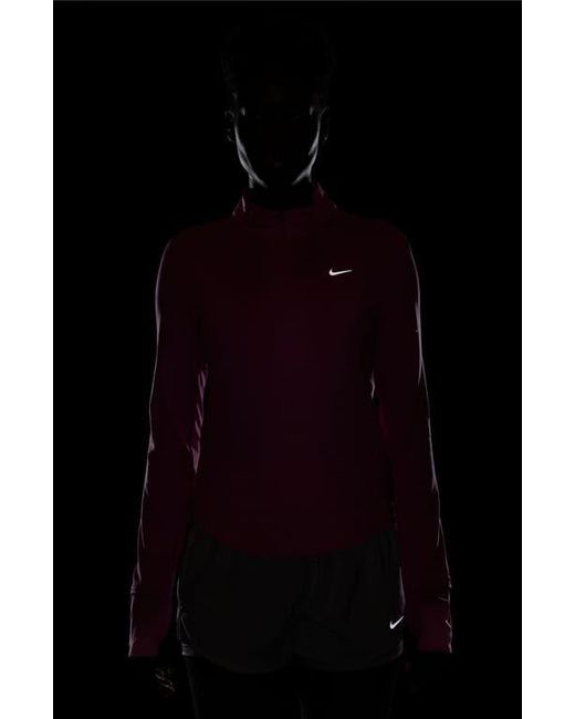 Nike Pink Swift Dri-Fit Uv Half Zip Running Top