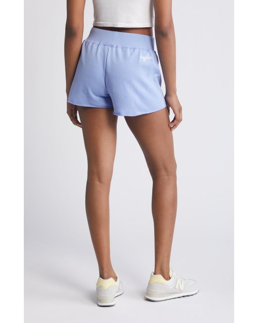 The Mayfair Group Blue Check In Sweatshorts
