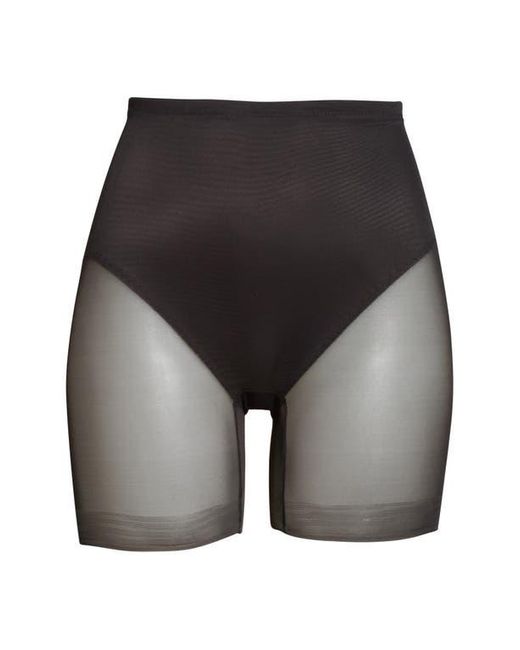 Miraclesuit Black Sexy Sheer Rear Lift Shaping Bike Shorts