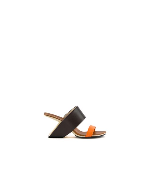United Nude White Loop Hi Sandals