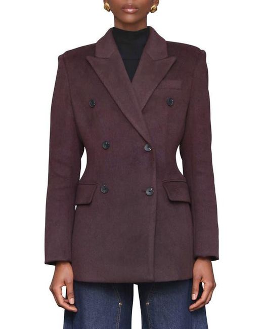 Avec Les Filles Purple Hourglass Blazer Coat