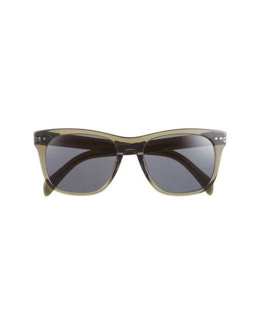 Céline Gray Triomphe 54Mm Square Sunglasses