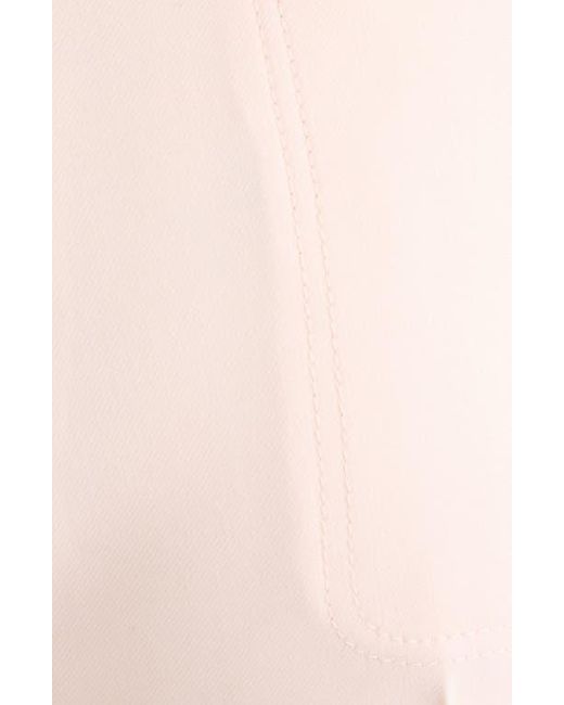 Chloé Pink Virgin Wool Wide Leg Trousers
