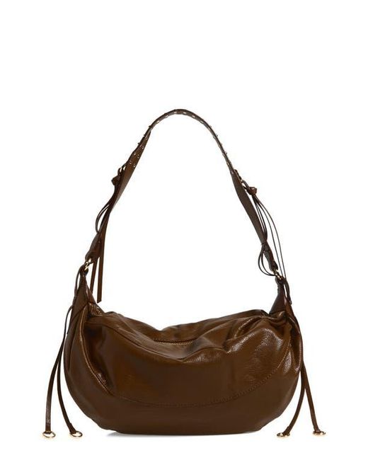 Mango Brown Tin Shoulder Bag