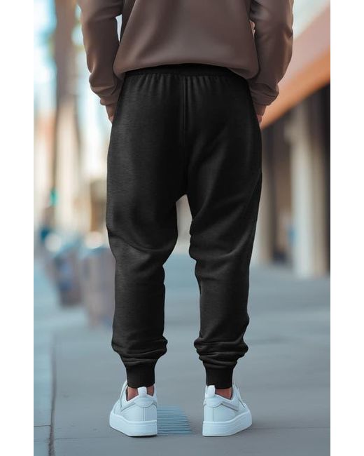 Alix Black Alien Midweight Fleece Jogger Pant for men