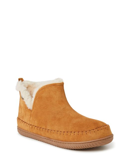 Dearfoams Brown Brixen Bootie Slipper for men