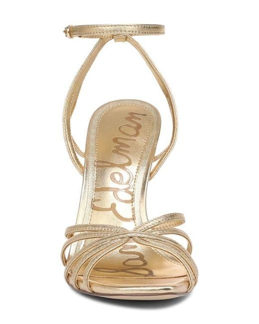 Sam Edelman Metallic Lili Ankle Strap Sandal