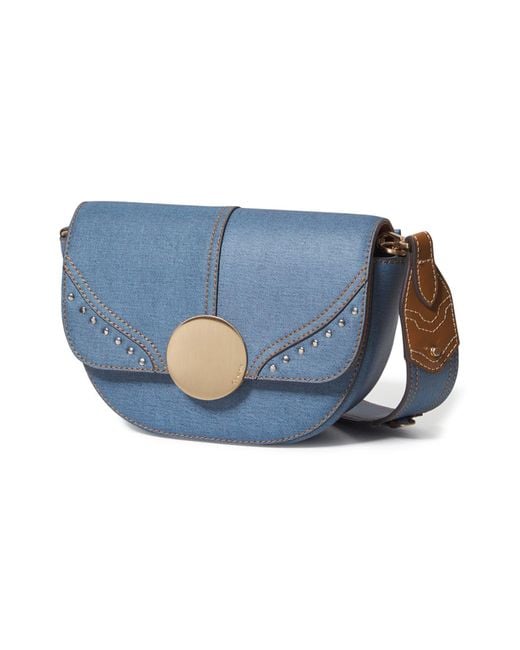 orYANY Lottie Denim Crossbody Bag in Blue Lyst