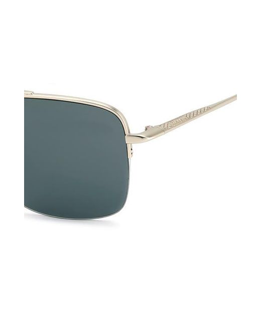 Fossil Gray 57Mm Rectangular Sunglasses for men