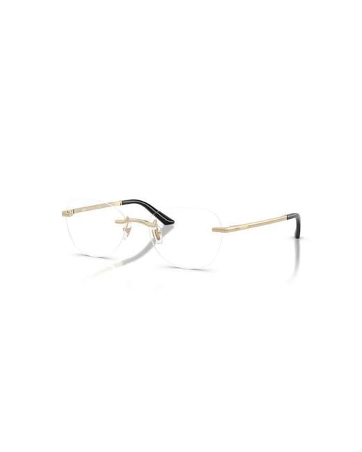 Versace Metallic 55Mm Irregular Optical Glasses