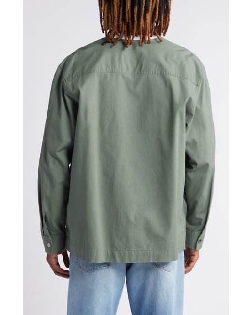 Carhartt Green Elroy Ripstop Shirt Jacket for men