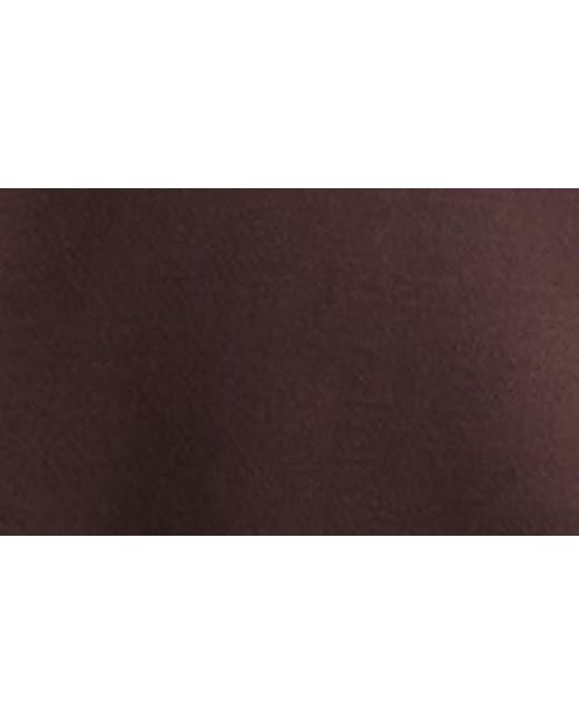 A.L.C. Black Luna Lace Trim Satin Top