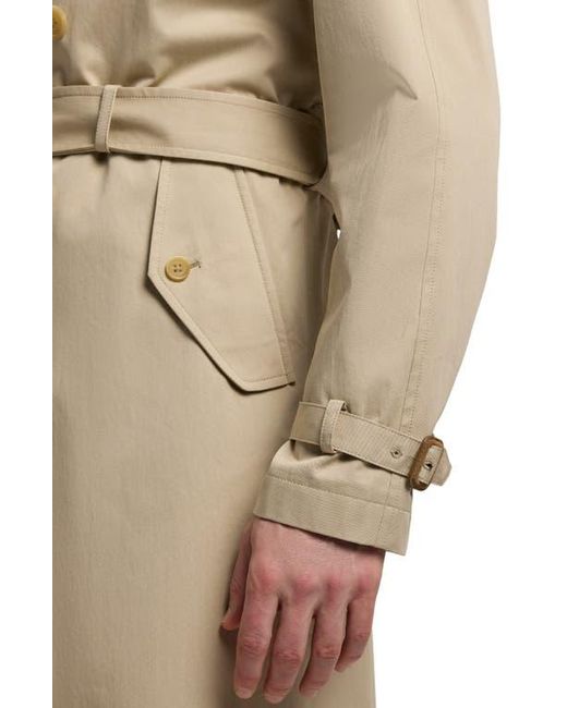Ralph Lauren Natural Cotton Twill Trench Coat for men