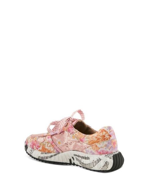 Spring Step Pink Zingy Sneaker