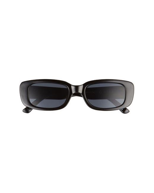 Aire Black Ceres 51Mm Rectangular Sunglasses