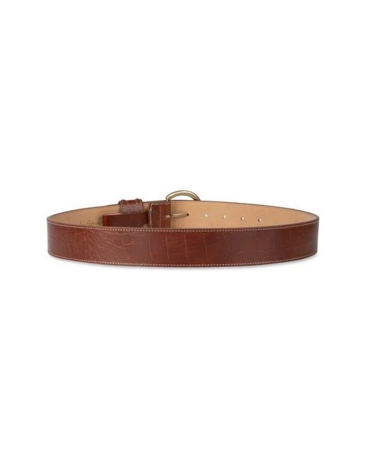 Sam Edelman Brown Rounded Buckle Belt