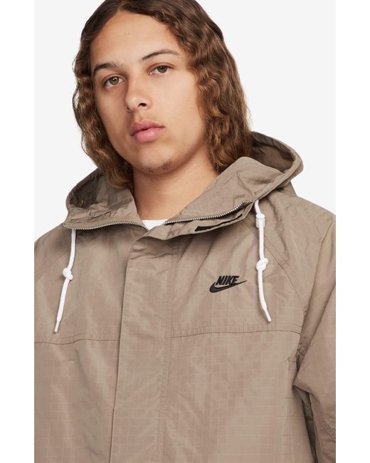 Nike Brown Club Bowline Water Repellent Jacket for men