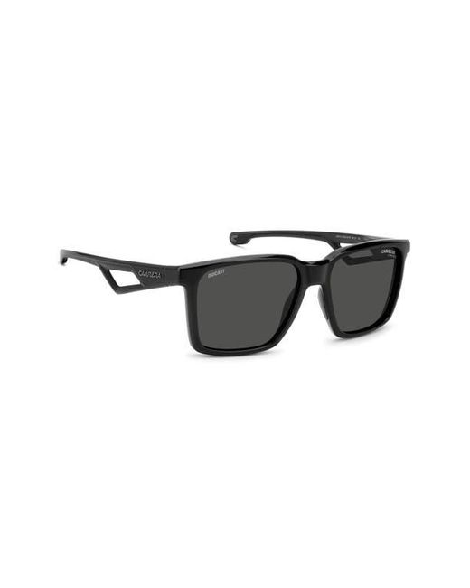 Carrera Black X Ducati 56Mm Rectangular Sunglasses for men