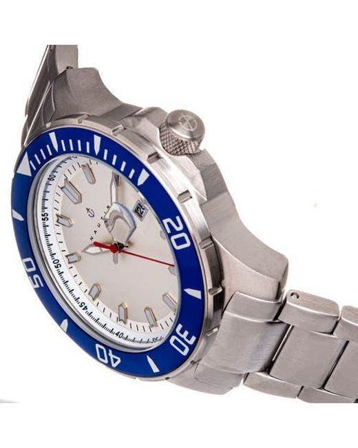 Nautis Metallic Admiralty Pro 200 Bracelet Watch W/Date for men