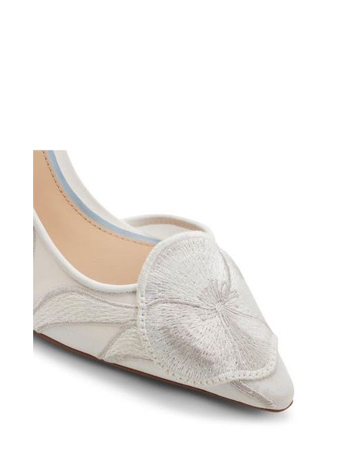 Ted Baker White Ari Slingback Pointed Toe Pump