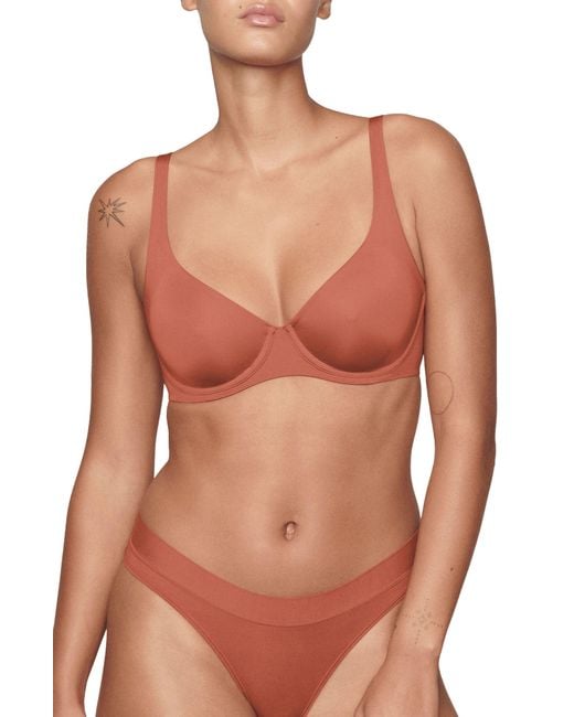 CUUP Red The Scoop Bra