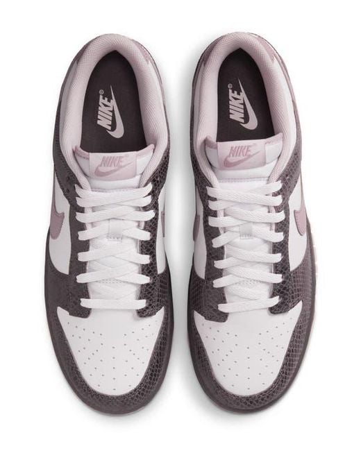 Nike White Dunk Low Retro Se Basketball Sneaker for men