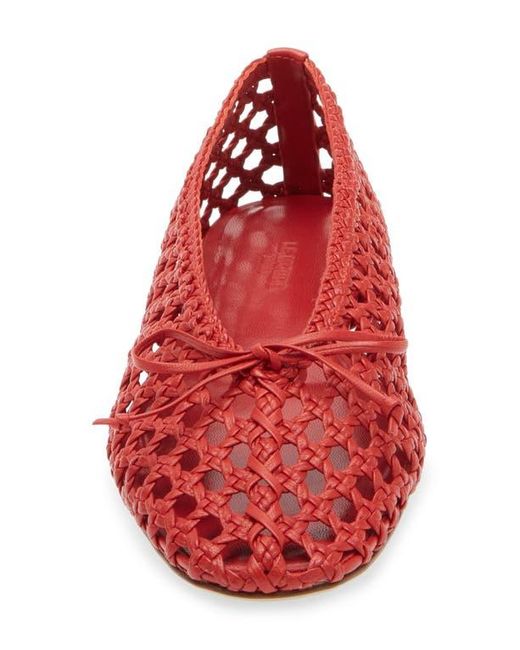 Le Monde Beryl Red Regency Woven Flat