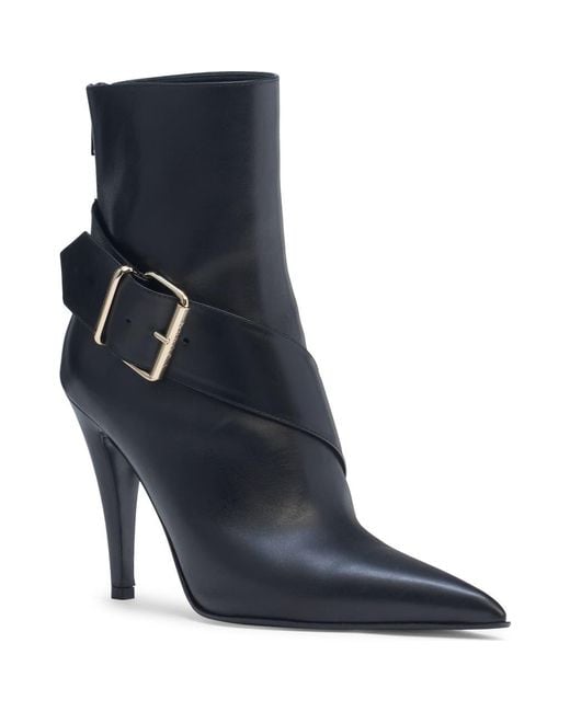 Alexander McQueen Blue Heron Pointed Toe Bootie