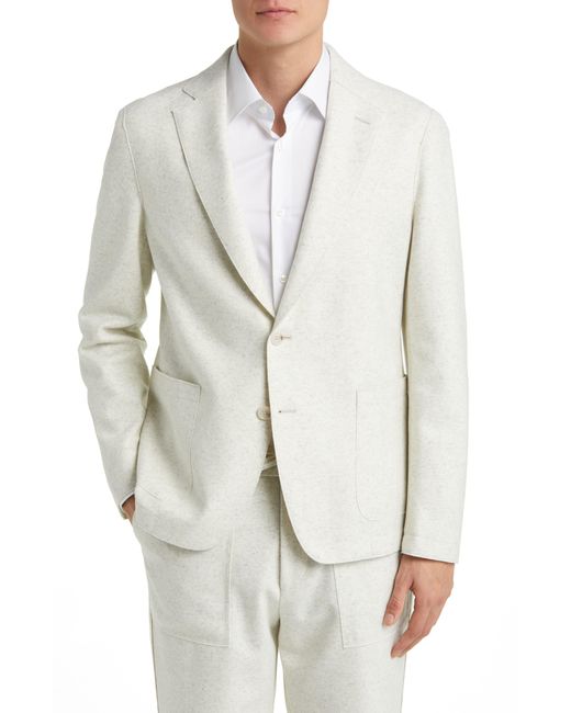 Boss White Hanry Recycled Polyester Sport Coat for men