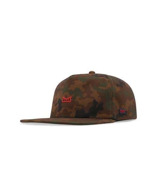Melin Brown Hydro Eagle Performance Snapback Ball Cap for men