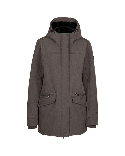 Trespass Brown Anza Tp75 Soft Shell Jacket