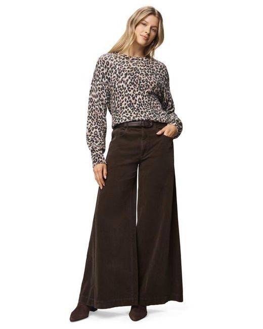 Splendid Brown Monroe Wide Leg Corduroy Pants