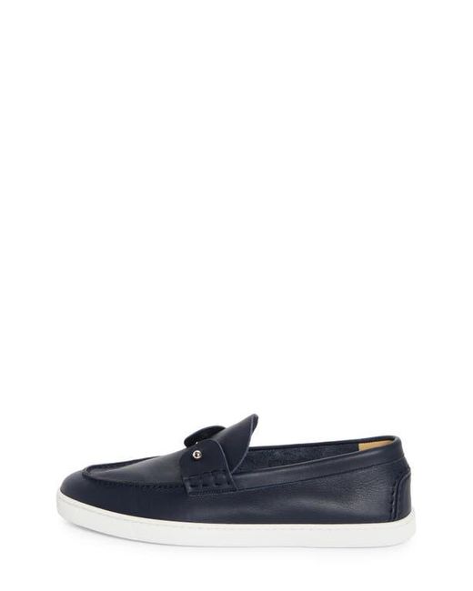 Christian Louboutin Blue Chambeliboat Flat Loafer for men
