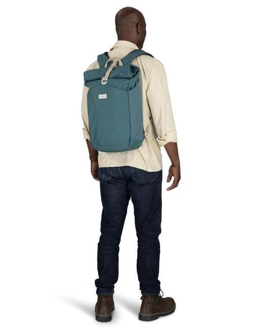 Osprey Green Arcane 24-Liter Roll Top Backpack