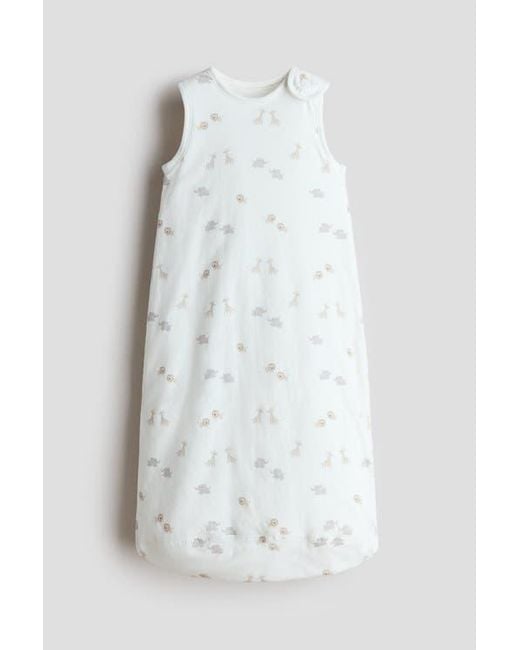 H&M White Printed Sleep Bag for men